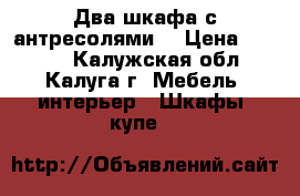 Два шкафа с антресолями. › Цена ­ 1 500 - Калужская обл., Калуга г. Мебель, интерьер » Шкафы, купе   